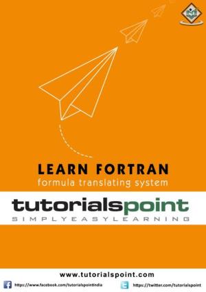Preview Fortran Tutorial (PDF Version)