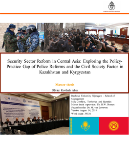 Practice Gap of Police Reforms and the Civil Society Factor in Kazakhstan and Kyrgyzstan