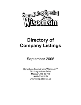 Directory of Company Listings