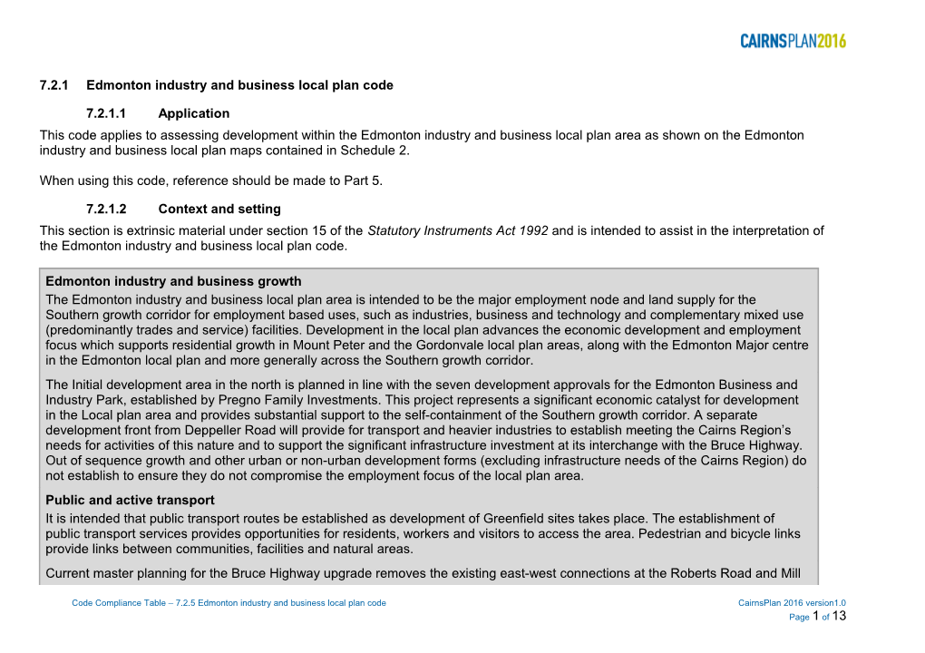 Cairns Region Planning Scheme