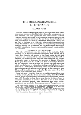 The Buckinghamshire