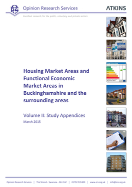 Housing Market Areas and Functional Economic Market Areas in Buckinghamshire and the Surrounding Areas