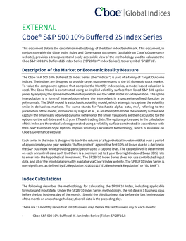 Cboe S&P 500 10% Buffered 25 Index Series