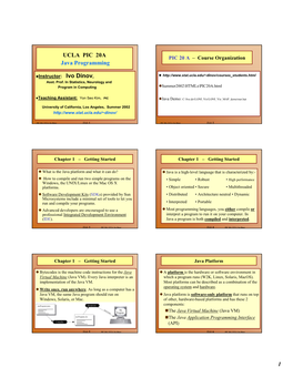 1 UCLA PIC 20A Java Programming