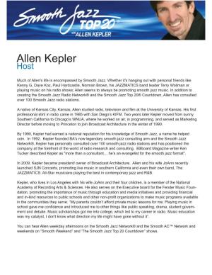Allen Kepler Host