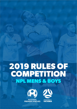 NPL Rules of Competition