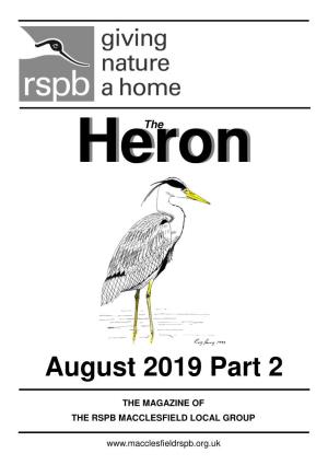 Part 2 Web Site 2019 Heron 15Th August 2019 V29 Ray Alan Proofed