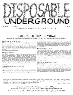 Disposable Underground 42