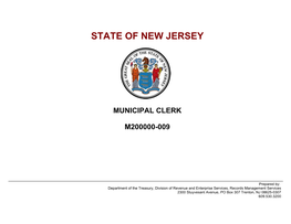Municipal Clerk M200000-009