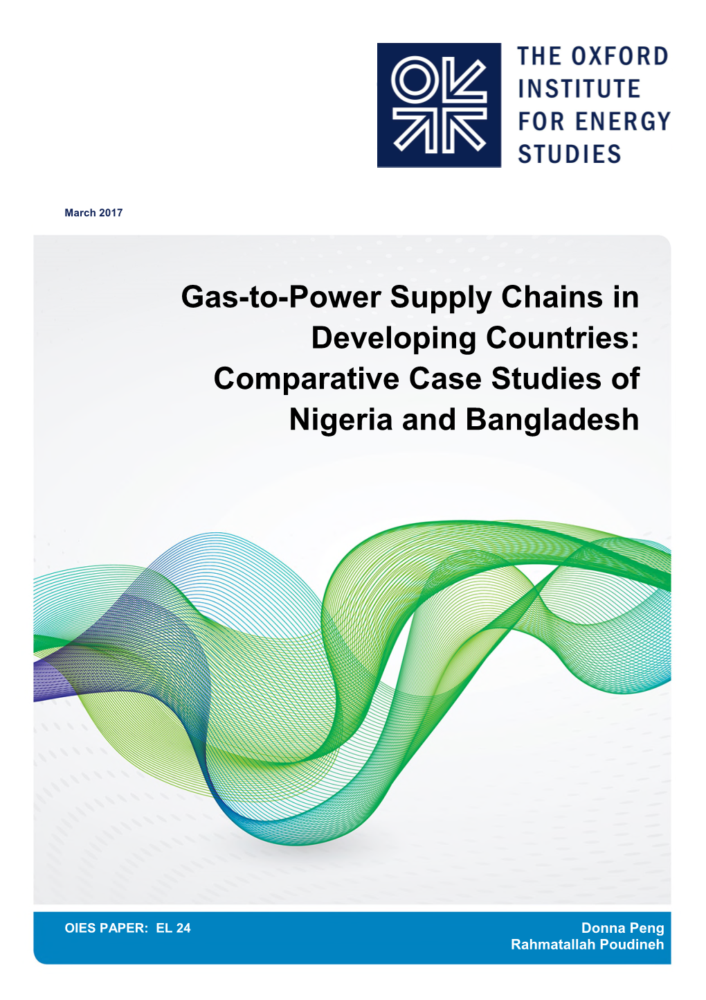 Gas-To-Power Supply Chains in Developing Countries: Comparative Case Studies of Nigeria and Bangladesh