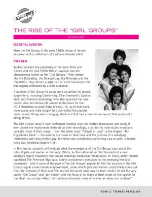 The Rise of the “Girl Groups”