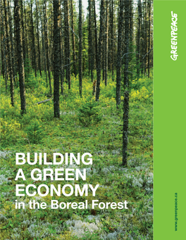 Building a Green Economy in the Boreal Forest Table of Contents