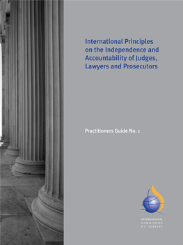 International Principles on the Independence and Accountability of Judges, Lawyers and Prosecutors