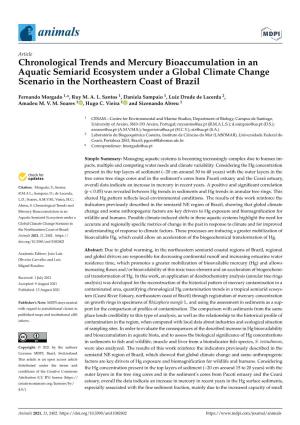 Chronological Trends and Mercury Bioaccumulation in an Aquatic Semiarid Ecosystem Under a Global Climate Change Scenario in the Northeastern Coast of Brazil