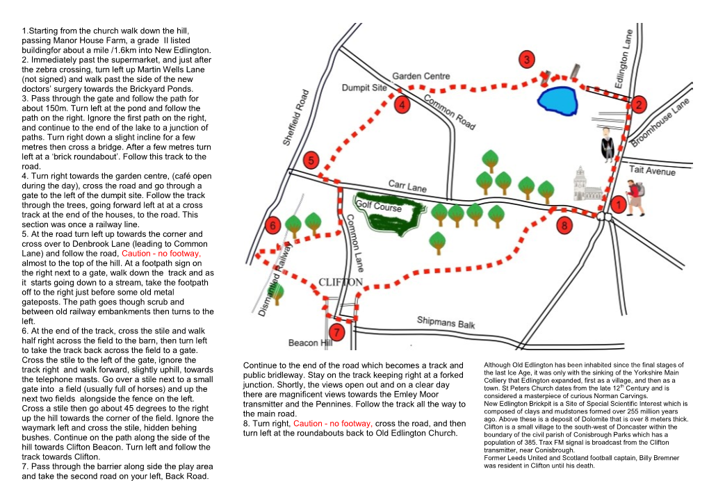 Walk 3 - Old Edlington Protect Plants and Animals and Take Your Litter Home