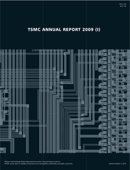 Tsmc Annual Report 2009 (I)