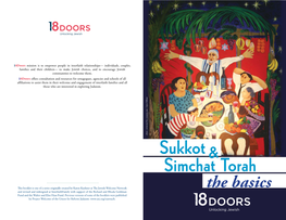 Sukkot Simchat Torah &