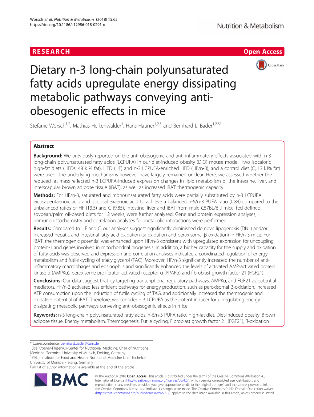 Dietary N-3 Long-Chain Polyunsaturated Fatty Acids