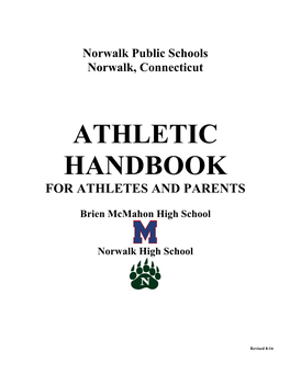 Athletic Handbook for Athletes and Parents