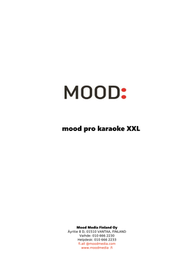 Mood Pro Karaoke XXL