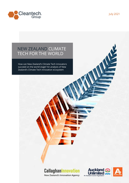 New Zealand Climate Tech for the World Report