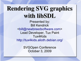 Rendering SVG Graphics with Libsdl