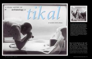 Tikaltikalby SHARON APONTE MISDEA LEFT: a Picture Within a Picture: Visiting Photographer Leonel Stein Is Captured on Film While at Work