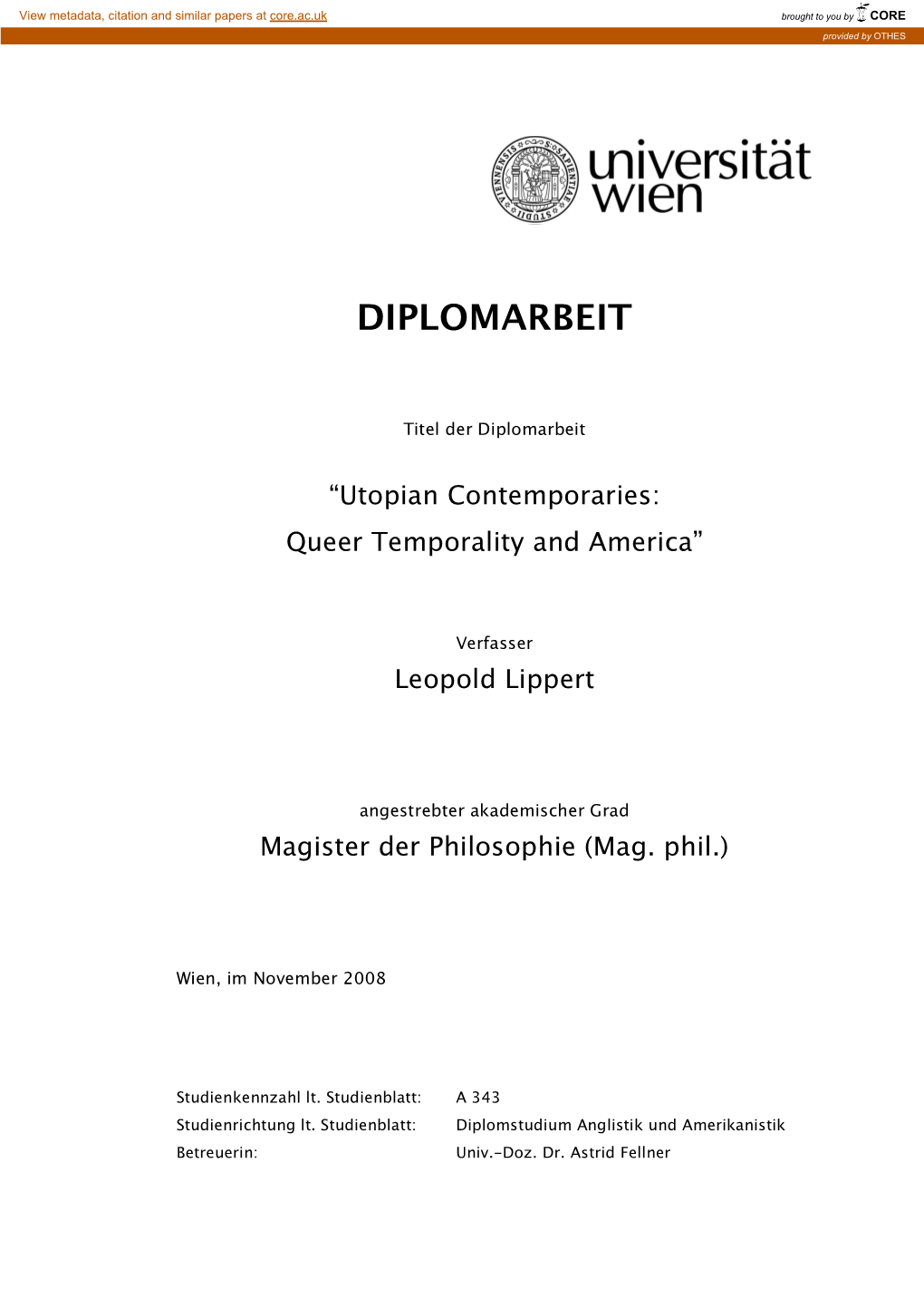 Diplomarbeit