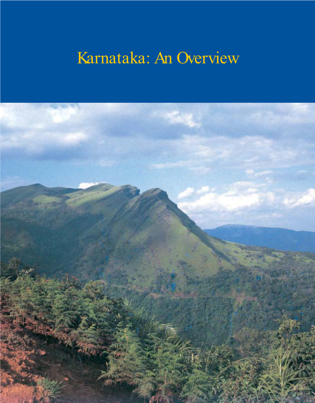 Karnataka: an Overview North