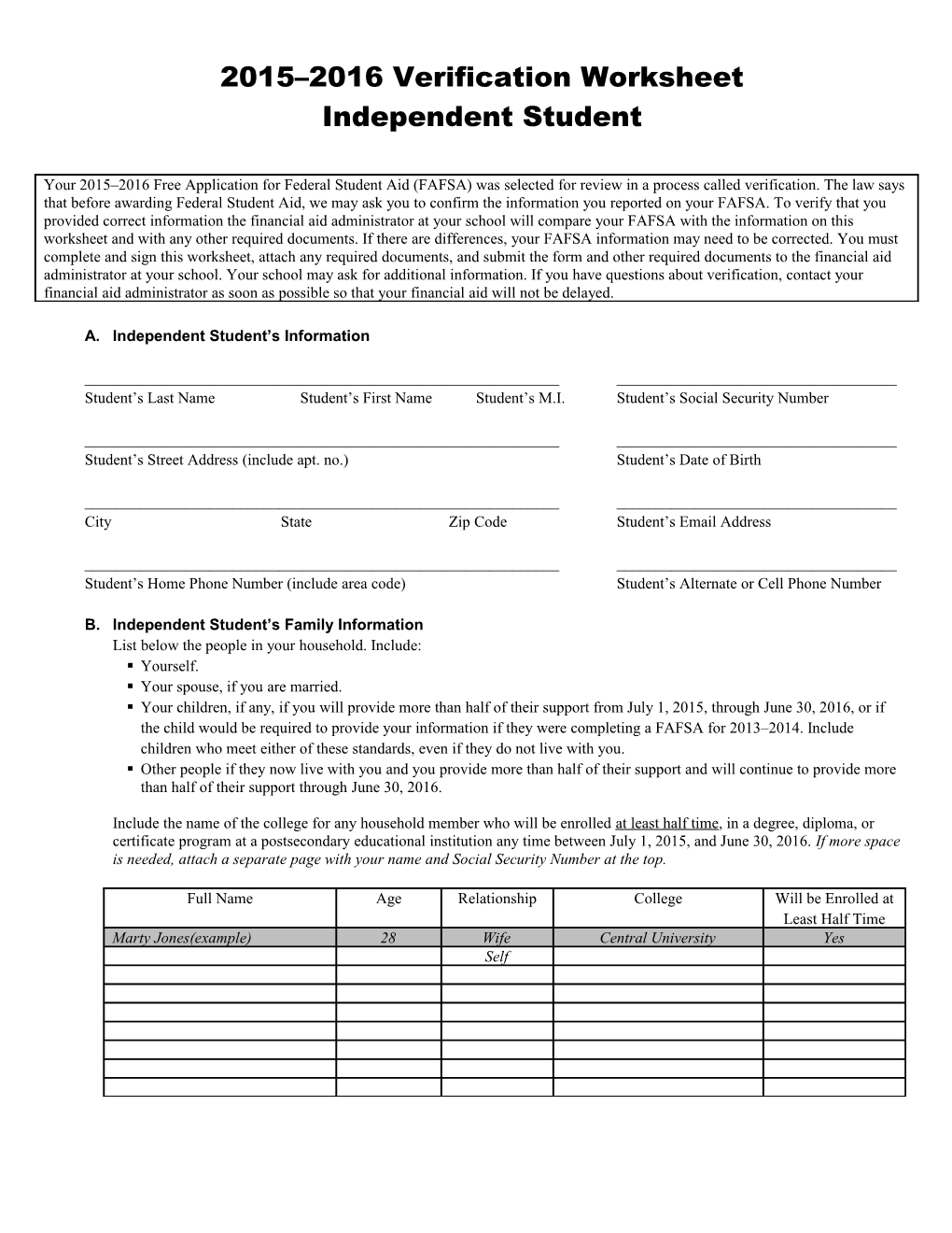 2015 2016 Verification Worksheet s1