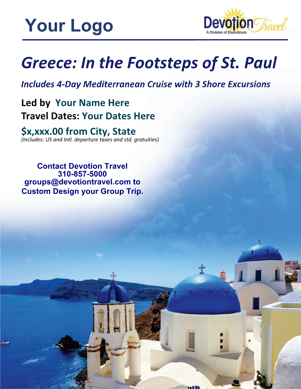 Sample Itinerary Greece