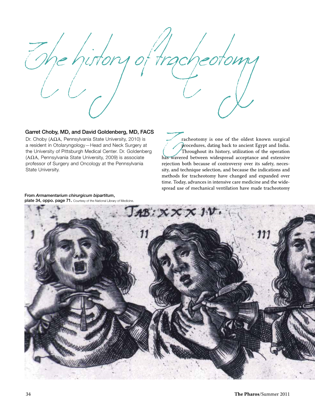 The History of Tracheotomy