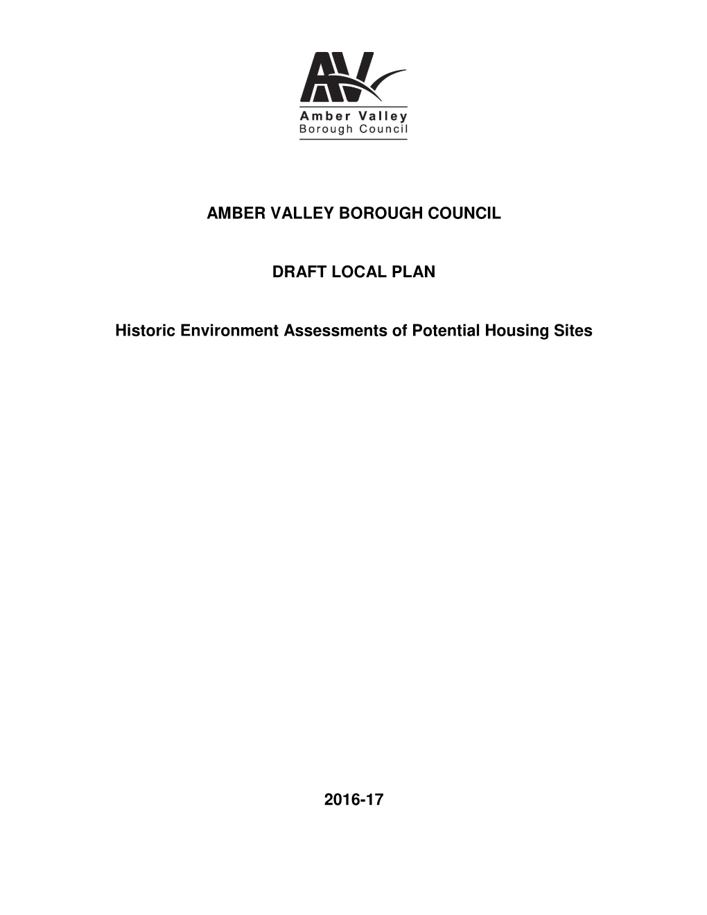 Historic Env Assessments of Potential Housing Sites 2016/17