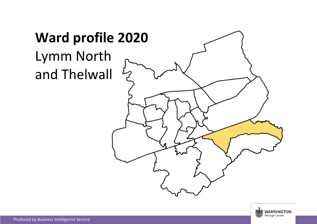 Ward Profile 2020 Lymm North and Thelwall