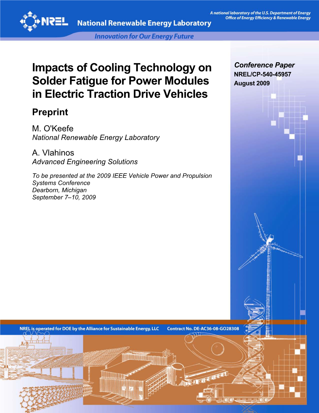 Impacts of Cooling Technology on Solder Fatigue for Power Modules in Electric Traction Drive Vehicles