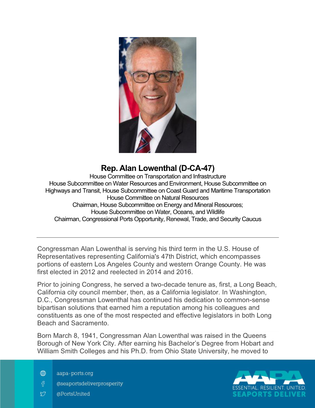 Rep Lowenthal