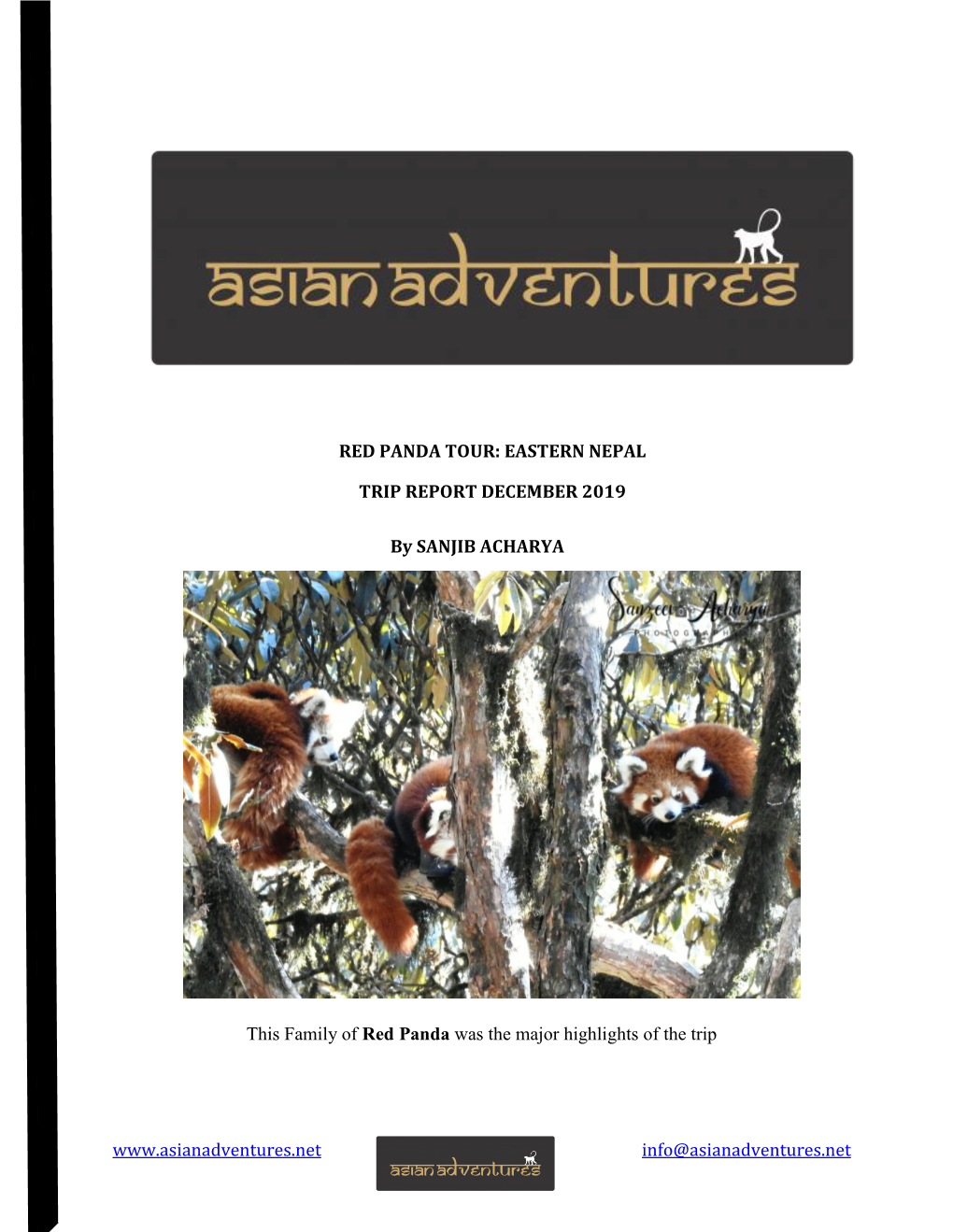 Red Panda Tour: Eastern Nepal