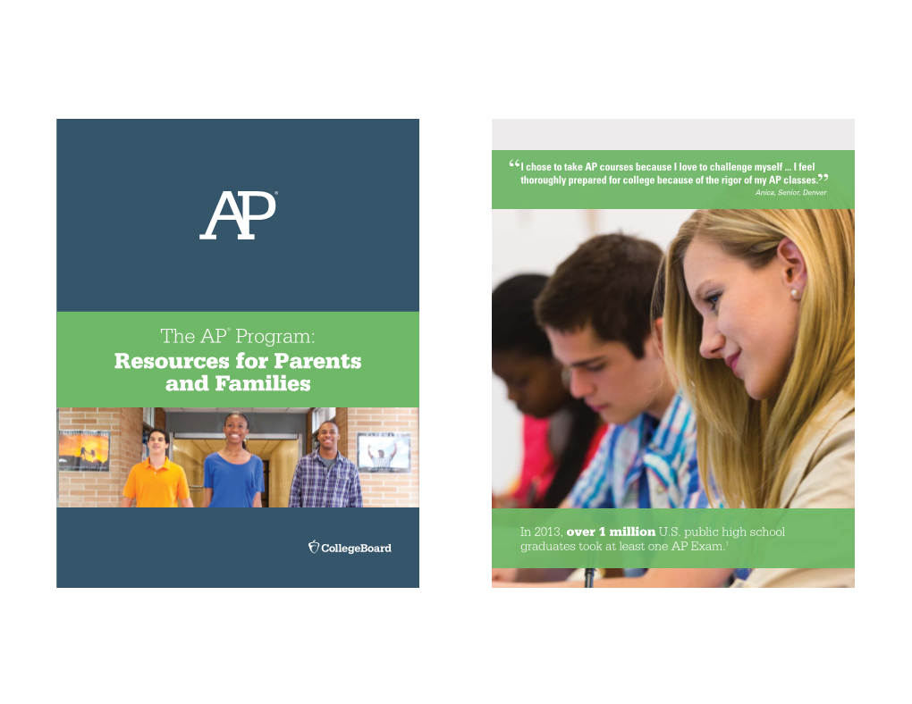 The AP® Program: Resources for Parents and Families