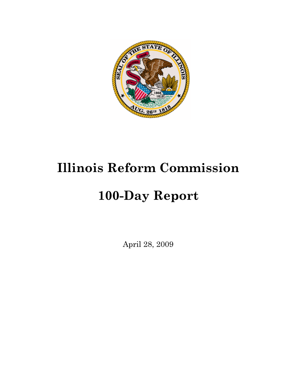 Illinois Reform Commission 100-Day Report