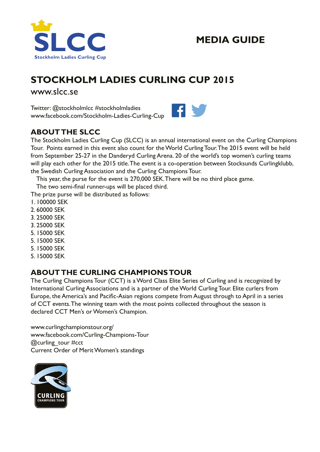 Media Guide Stockholm Ladies Curling Cup 2015