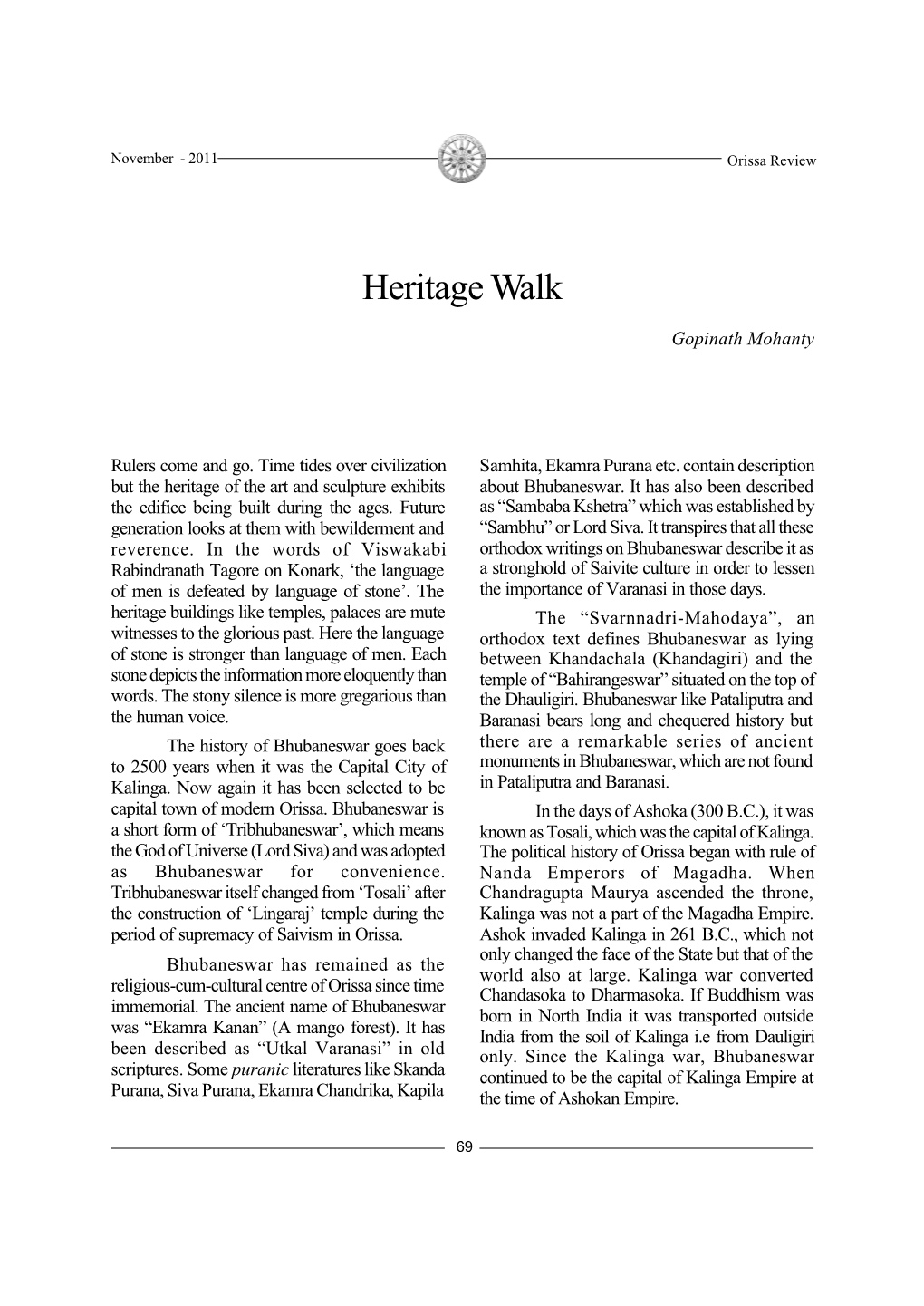 Heritage Walk