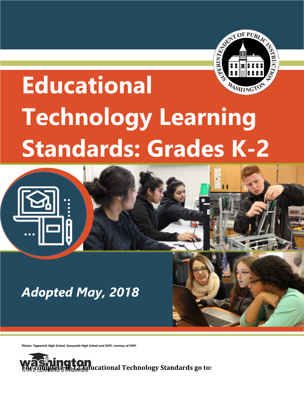 Educational Technology Learning Standards: Grades K-2