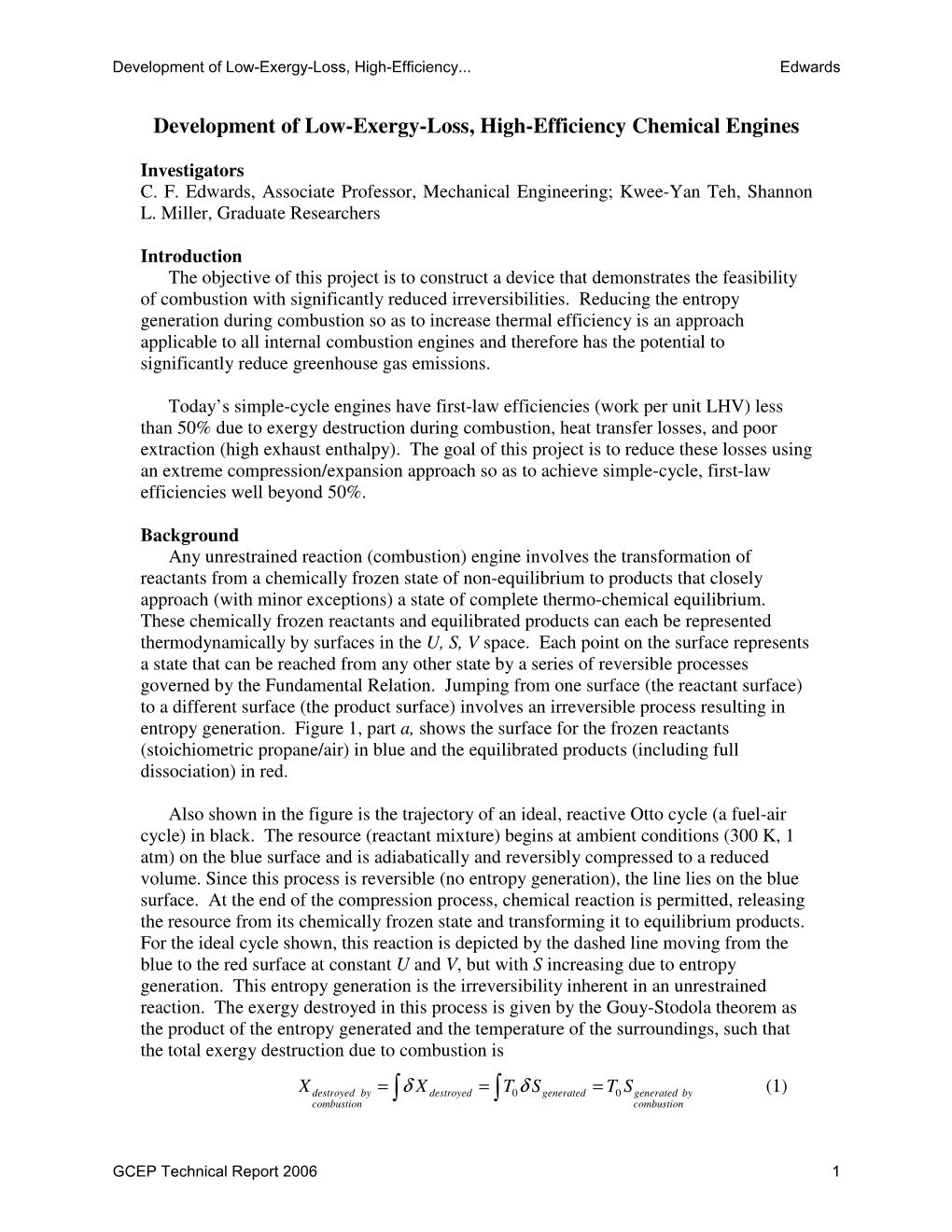 2.6.6. Development of Low-Exergy-Loss, High-Efficiency