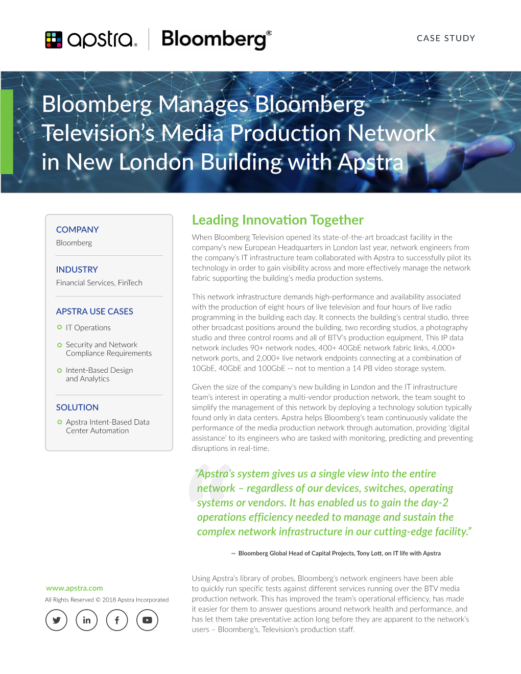 Bloomberg Case Study