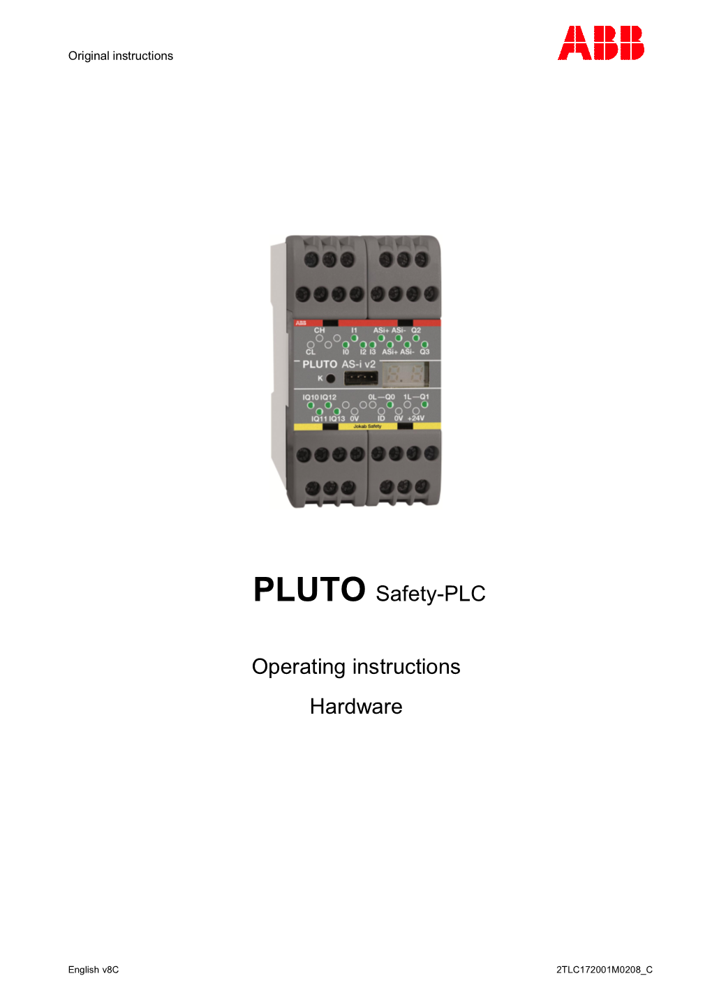 PLUTO Safety-PLC Operating Instructions Hardware