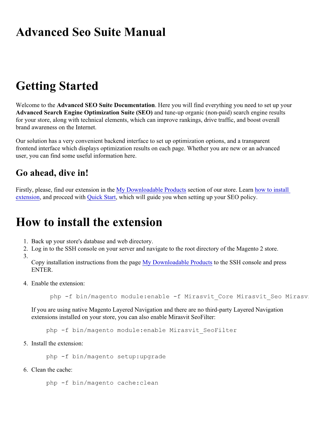 Advanced Seo Suite Manual Getting Started How to Install the Extension