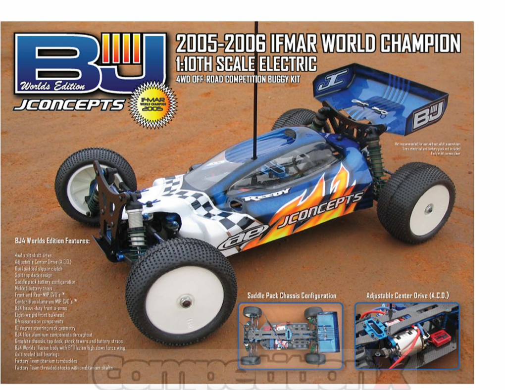 Jconcepts BJ4 Worlds Edition Manual