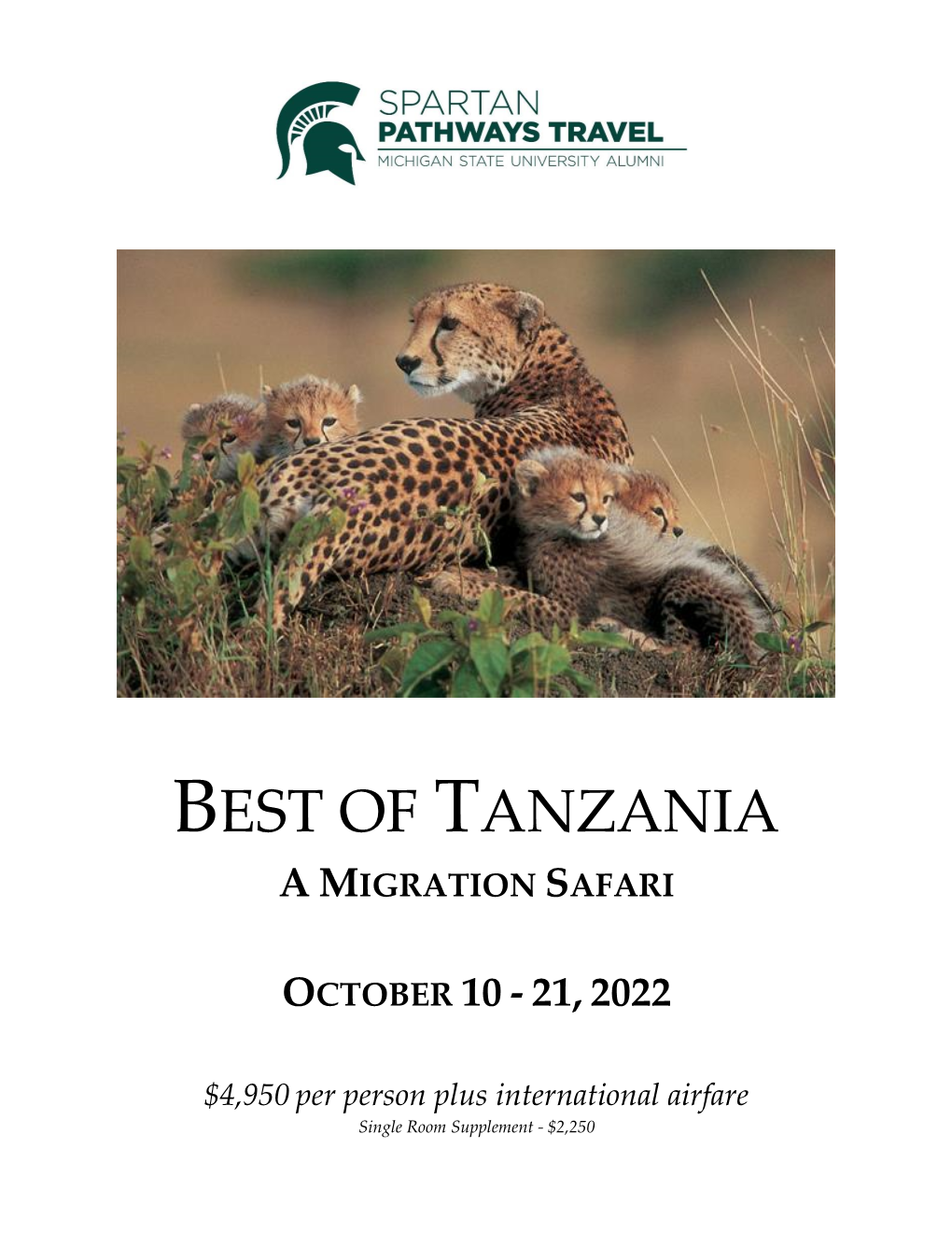 Best of Tanzania a Migration Safari