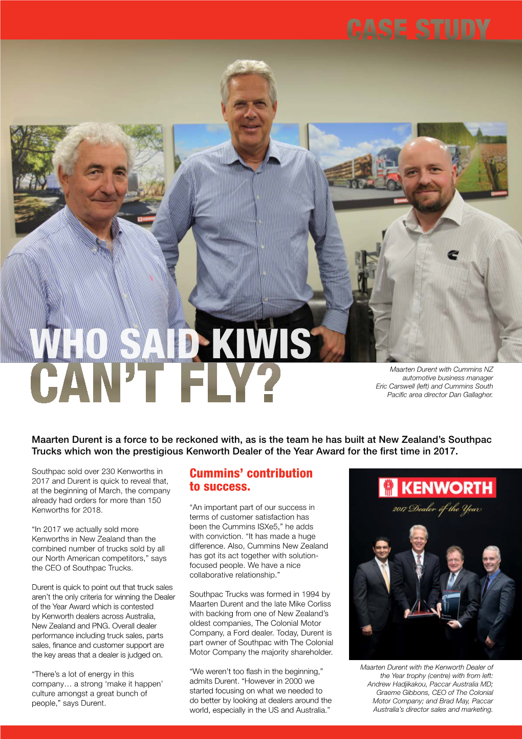 Download Who Said Kiwi's Can't Fly Case Study