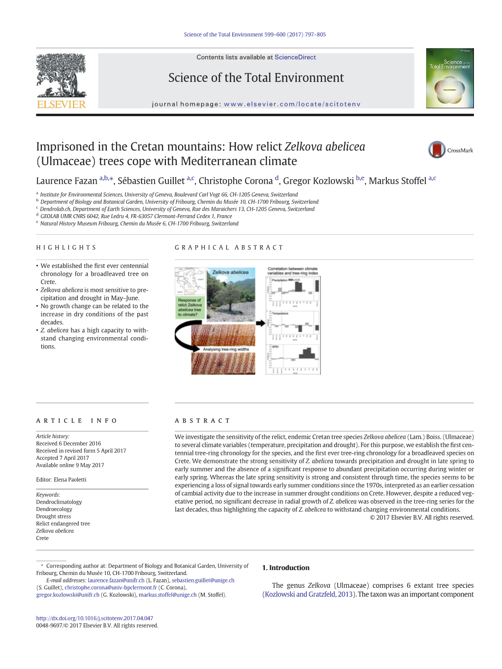 (Ulmaceae) Trees Cope with Mediterranean Climate